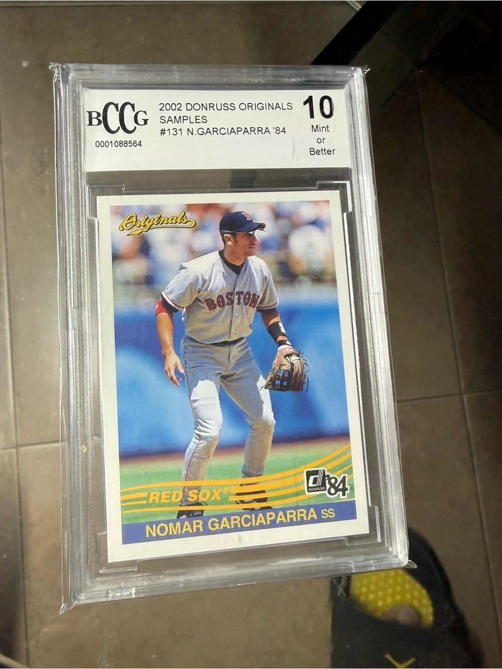 2002 BCCG 10 Donruss Originals Sample Nomar Garciaparra (1984 Donruss) #131 Bost